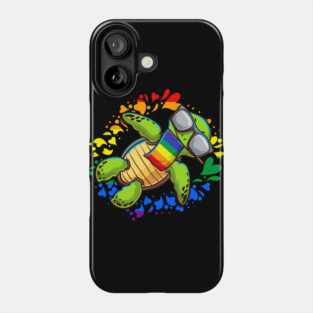 Rainbow Turtle Gay Pride Gift Phone Case