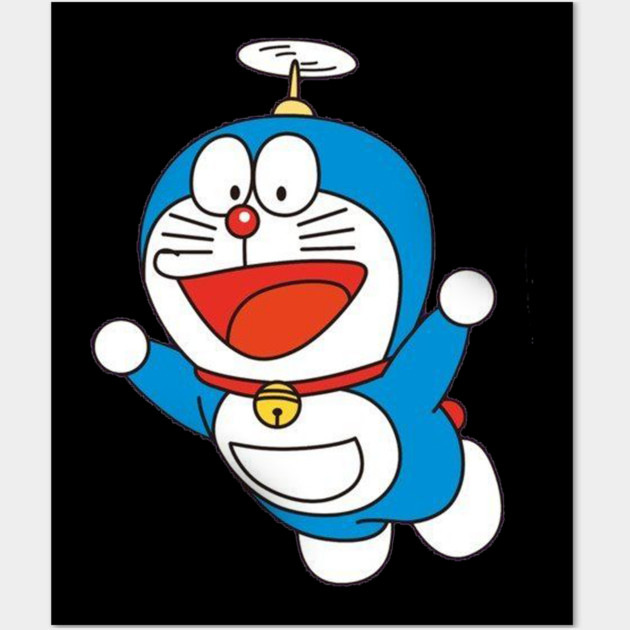 doraemon fly Doraemon Fly Posters and Art Prints TeePublic