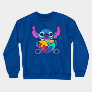 Autism Awareness and Alien Love Crewneck Sweatshirt