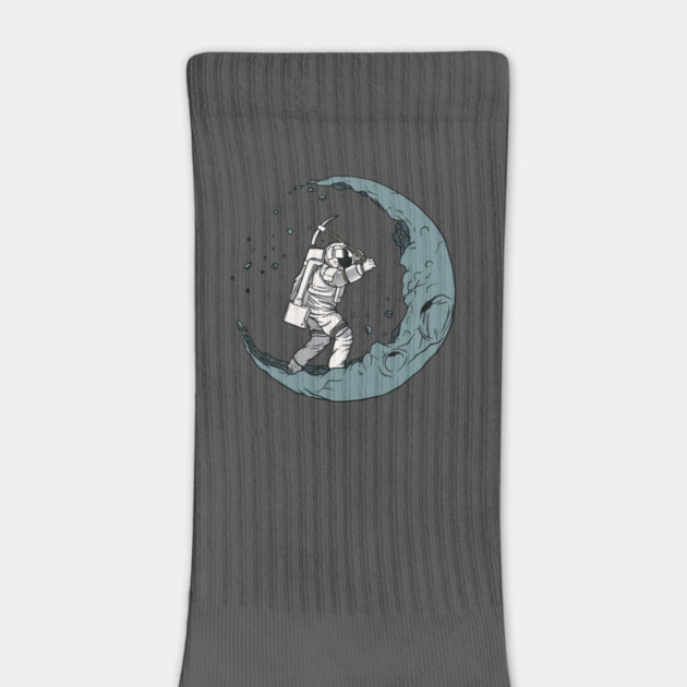 Moon Digging Astronaut by Cosmo Gazoo