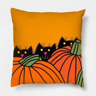 Halloween Cat Pillow