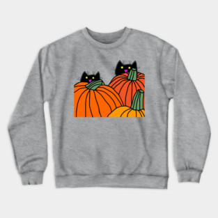 Halloween Cat Crewneck Sweatshirt