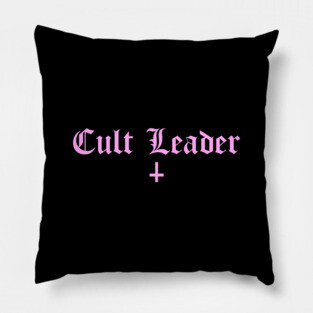 Cult Leader Pink Gothic Pastel Goth Pillow