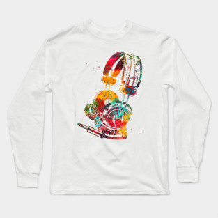 Headphones Long Sleeve T-Shirt