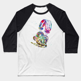 Headphones Baseball T-Shirt