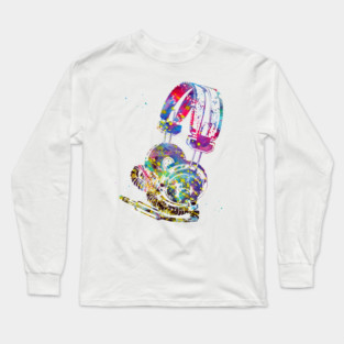 Headphones Long Sleeve T-Shirt