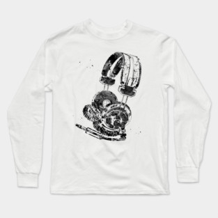 Headphones Long Sleeve T-Shirt