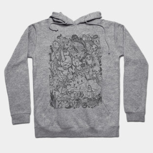 Faded Doodle Hoodie