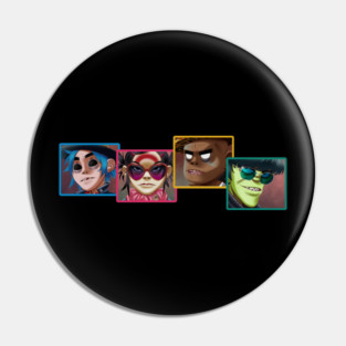 Gorillaz Pin