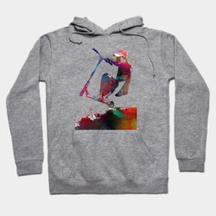 scooter sport art #scooter #sport Hoodie