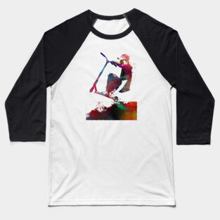 scooter sport art #scooter #sport Baseball T-Shirt