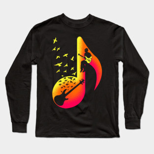 Bass Guitar Player Long Sleeve T-Shirt