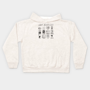 Art History Kids Hoodie