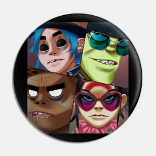 Gorillaz New Pin