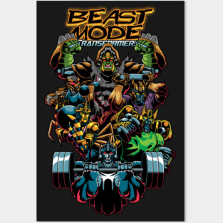 Beast Mode Transformers Posters and Art