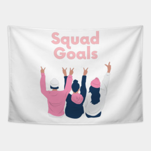 Squad Goals Tapestry