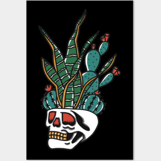 Skull Plants Posters and Art