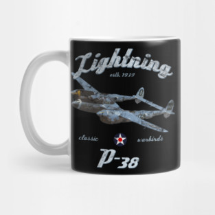 P-38 Lightning WWII Classic Warbird Mug