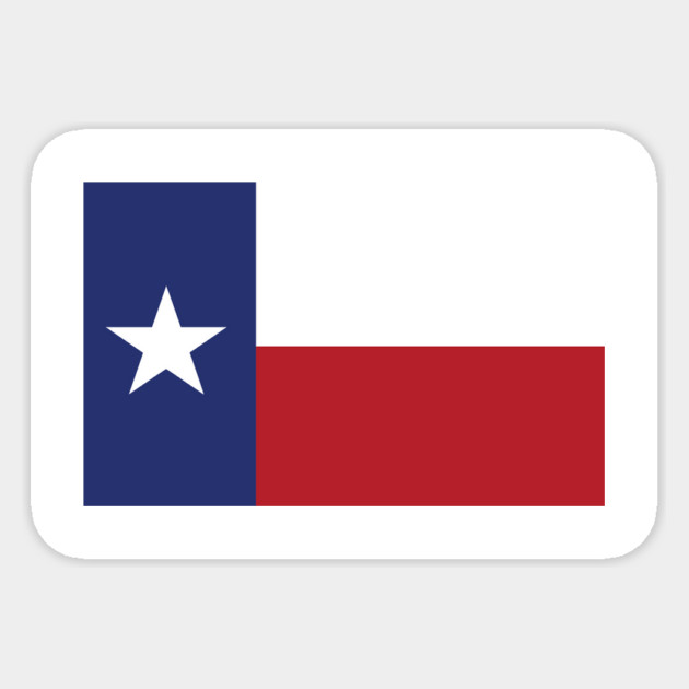 Texas Flag State Pride Mask Sticker by stayfrostybro