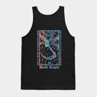 Death Reigns Pastel Japanese Goth Tank Top