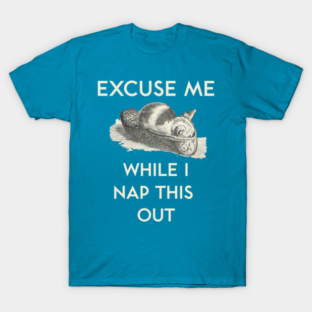 Excuse Me While I Nap This Out T-Shirt by Ken and Robin Talk About Stuff