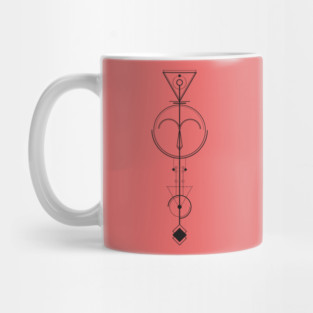 Aries Arrow - Geometric Astrology Mug