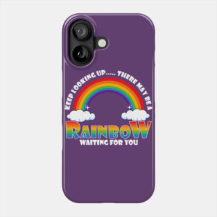 Gay Rainbow with Clouds Pride Phone Case