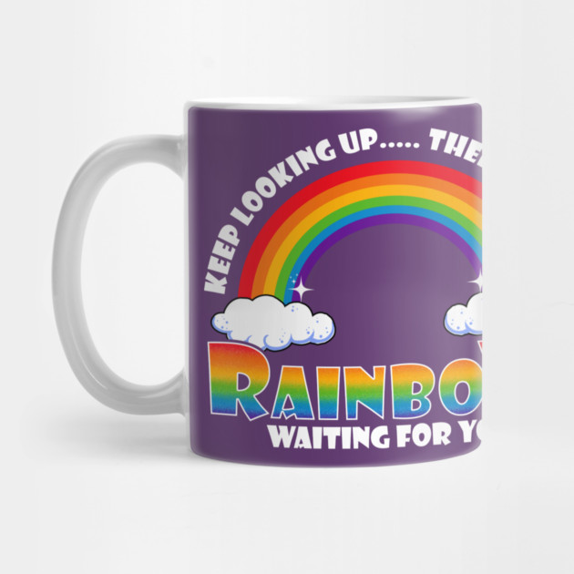 Gay Rainbow with Clouds Pride by creative