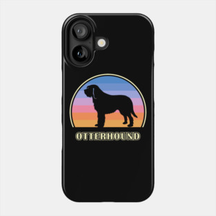 Otterhound Vintage Sunset Dog Phone Case