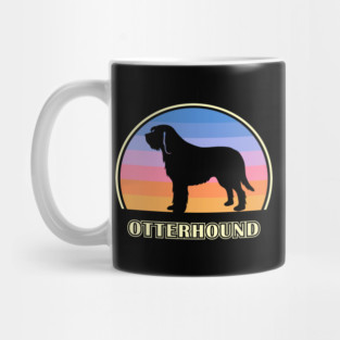 Otterhound Vintage Sunset Dog Mug