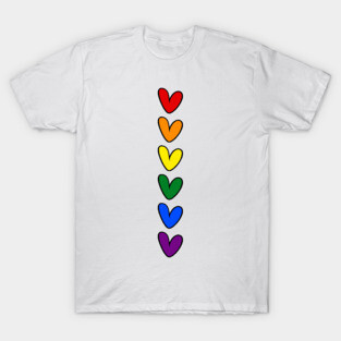 LGBT hearts flag T-Shirt