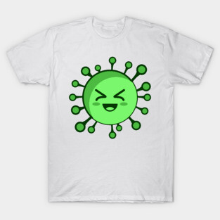 haha react emoji virus corona T-Shirt