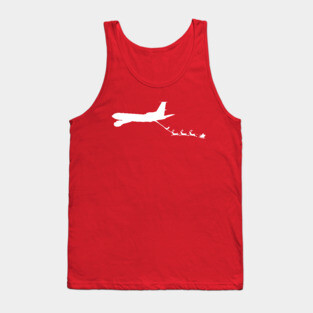 Refueling Santa KC 135 Stratotanker Aviation Holiday Design Tank Top