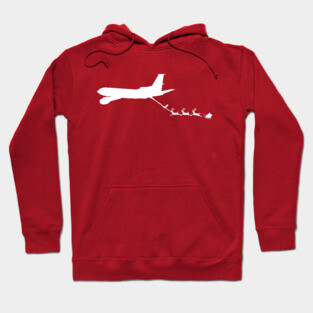 Refueling Santa KC 135 Stratotanker Aviation Holiday Design Hoodie