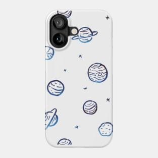 Planets Pattern Phone Case