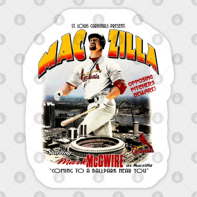 Maczilla - McGwire Cardinals Baseball Sticker by nicklower