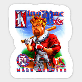 McGwire Homerun King Mac - Cardinals Baseball Magnet