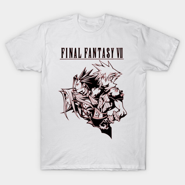Final Fantasy VII Heroes Final Fantasy T-Shirt TeePublic