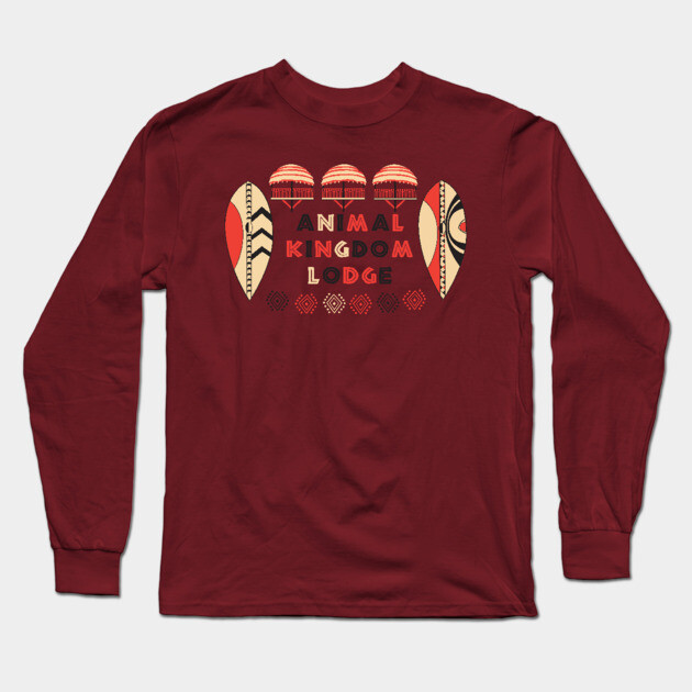 Animal Kingdom Lodge Disney World Long Sleeve T-Shirt TeePublic - Main Image