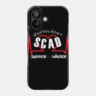 SCAD Healthy Heart Survivor & Warrior Phone Case
