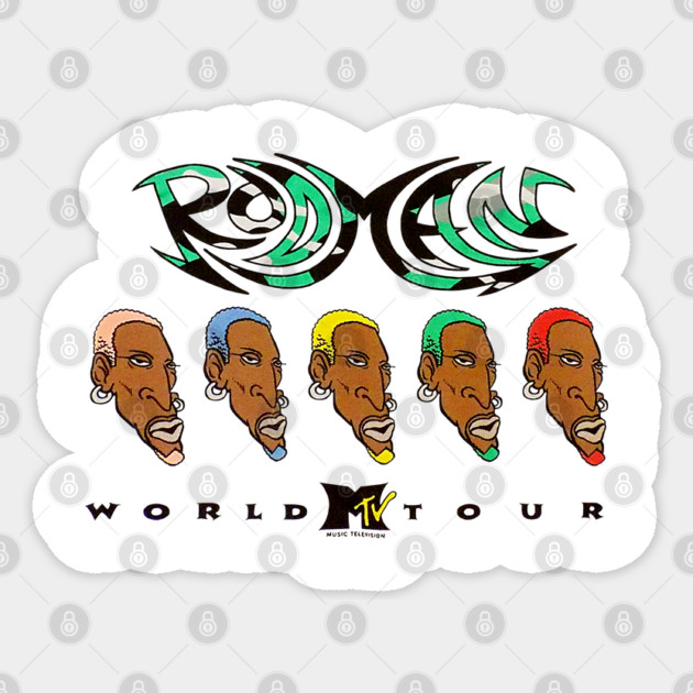 Rodman World Tour - Dennis Rodman Sticker by nicklower