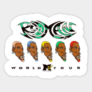 Rodman World Tour - Dennis Rodman Magnet