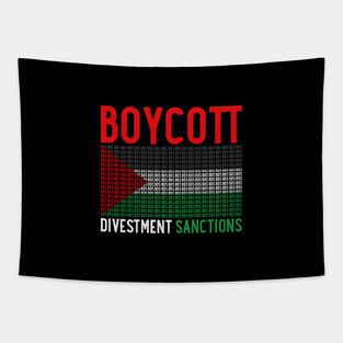 Boycott Israel Divestment Sanctions - Palestine Lives Matter Tapestry