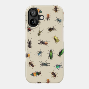 Beautiful Different Real crawling BUGS Pattern Phone Case