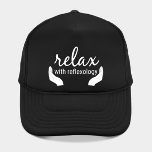 Relax with Reflexology (White) Hat
