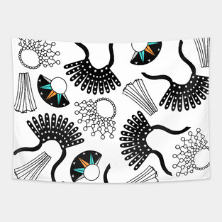 RBG Collars Tapestry