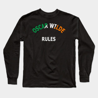Oscar Wilde Rules Long Sleeve T-Shirt