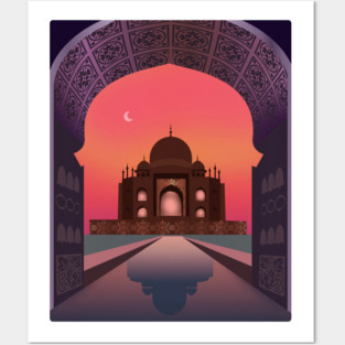 India, Taj Mahal Posters and Art