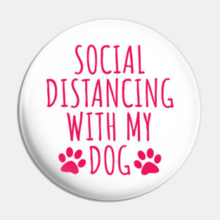 Social distancing with my dog Pin