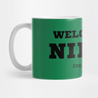 Welcome To Nilbog, Speakeasily Mug